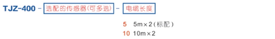 TJZ-300 便携式超声波流量计 选型编号